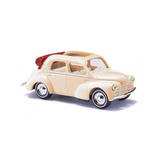 RENAULT 4CV Cabriolet beige 1/87 BUSCH