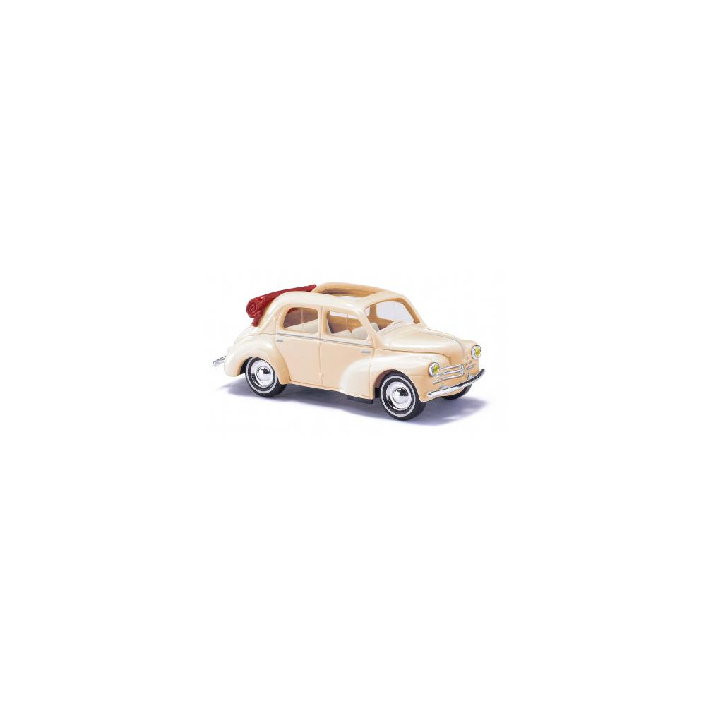 RENAULT 4CV Cabriolet beige 1/87 BUSCH