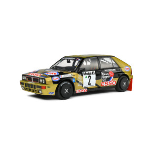 LANCIA Delta HF intégrale Black n°2  1/18 SOLIDO