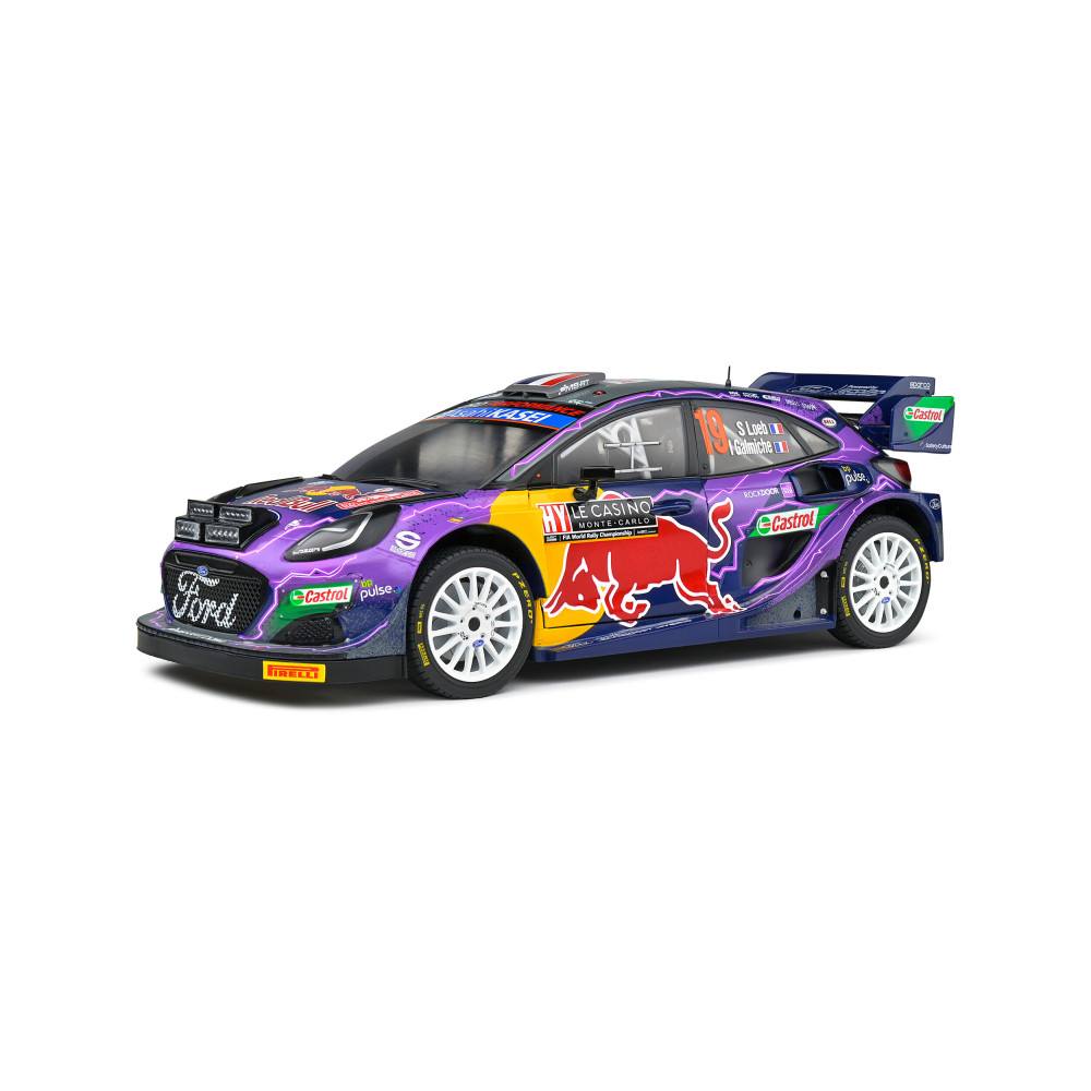 FORD Puma Rally1 Hybrid purple n°19 2022  1/18 SOLIDO