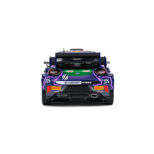 FORD Puma Rally1 Hybrid purple n°19 2022  1/18 SOLIDO