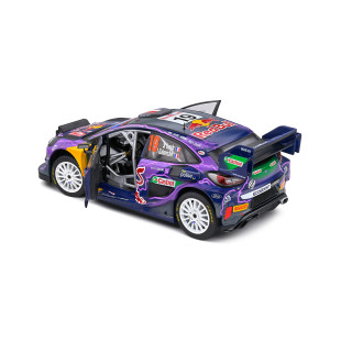 FORD Puma Rally1 Hybrid purple n°19 2022  1/18 SOLIDO