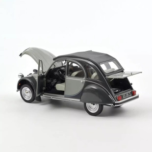 CITROEN 2cv Charleston 1983 gris nocturne et cormoran 1/18 NOREV