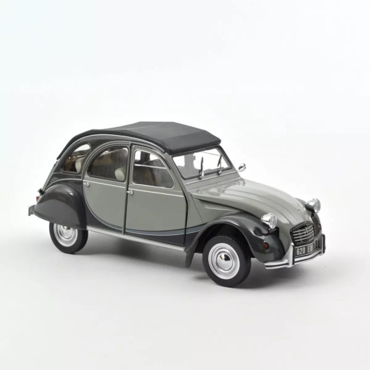 CITROEN 2cv Charleston 1983 gris nocturne et cormoran 1/18 NOREV