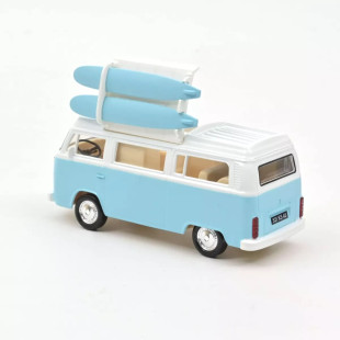 Volkswagen Comi T2b campeur Van 1973 bleu clair 1/43 NOREV Jet-car