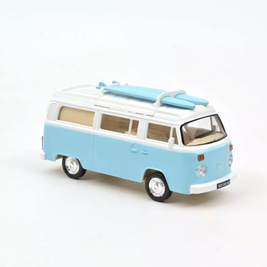 Volswagen Comi T2b campeur Van 1973 bleu clair 1/43 NOREV Jet-car