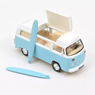 Volkswagen Comi T2b campeur Van 1973 bleu clair 1/43 NOREV Jet-car