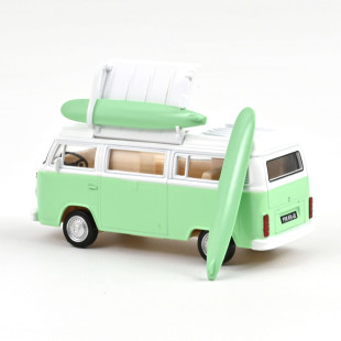 Volkswagen Comi T2b campeur Van 1973 vert 1/43 NOREV Jet-car