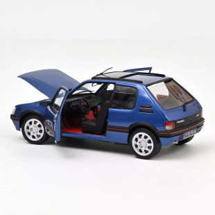 PEUGEOT 205 GTi 1.9 avec window roof bleu miami 1/18 NOREV