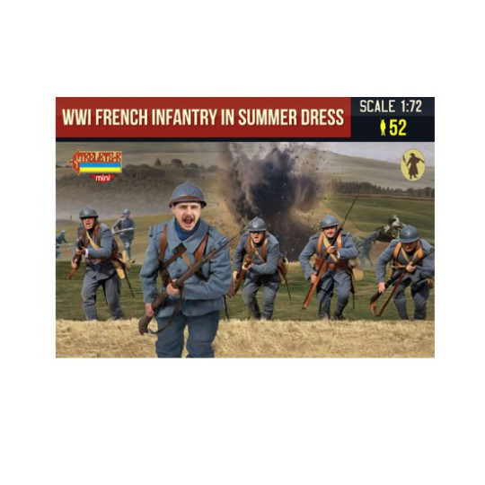Infanterie Française WW1 uniforme d'été 1/72 STRELETS*R