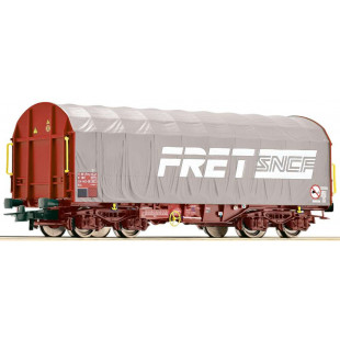 WAGON BOGIES BACHE FRET SNCF 1/87 HO ROCO