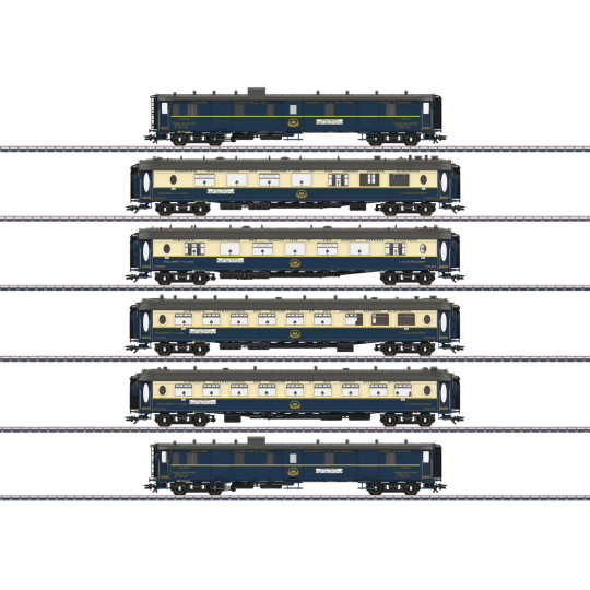 Coffret Set 6 voitures voyageurs CIWL "Edelweiss" 1/87 HO MARKLIN