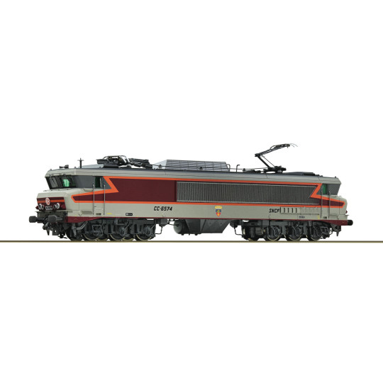 Locomotive Electrique Digital SON CC 6500 6574 TEE SNCF 1/87 HO ROCO