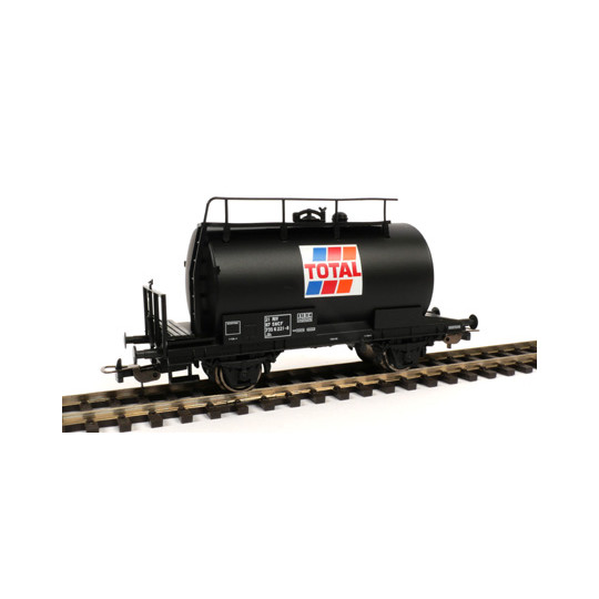 Wagon citerne à essieux SNCF TOTAL 1/87 HO PIKO