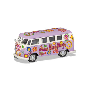 Combi Volkswagen "Peace and Love" Mauve 1/43 CORGI