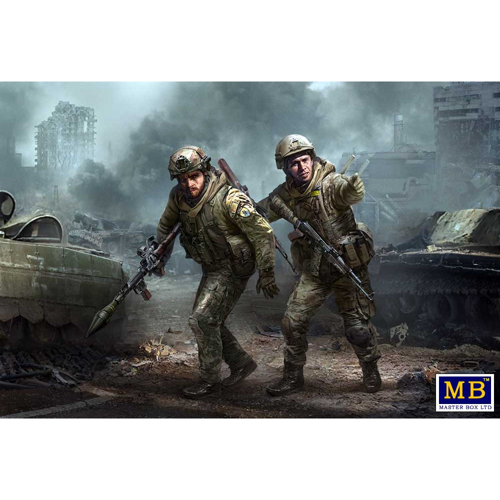 Guerre Russie/Ukraine Série 2 mars 22, Défense de Mariupol 1/35 MasterBox