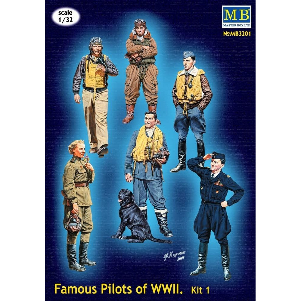 Pilotes célèbres WWII 1/32 MasterBox