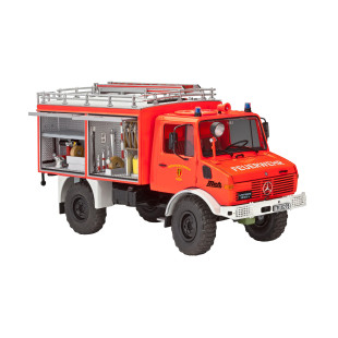 Camion pompier Mercedes Benz DLK Unimog U1300 L TLF maquette 1/24 REVELL