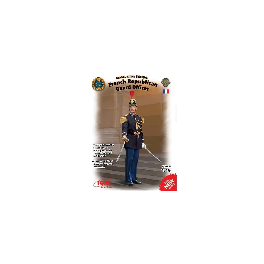 Officier de la Garde Républicaine française 1/16 ICM
