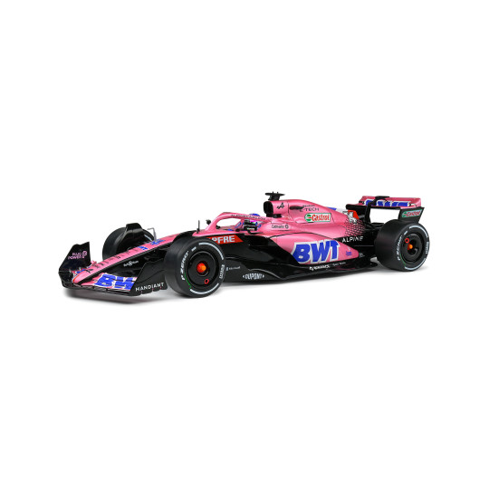 Alpine A522 rose Grand Prix de Bahrein 2022 Alonso 1/18 SOLIDO