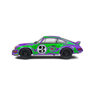 Porsche Mauve Hippy Tribute 1973 n°3  1/18 SOLIDO