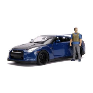 Nissan Skyline GT R R35 +  figurine Brian  1/18 JADA TOYS