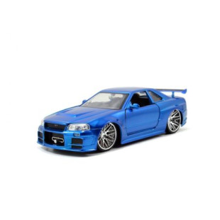 Nissan Skyline GT R R34 bleu  Fast & Furious 1/24 JADA TOYS