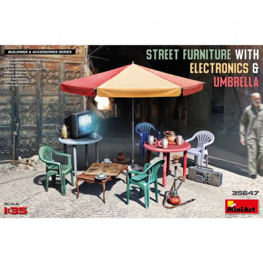 Mobilier de rue 1/35 MINIART