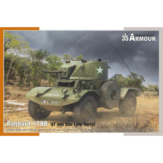 Automitrailleuse blindée PANHARD 178 canon 47 mm maquette1/35 Special Hobby ARMOUR