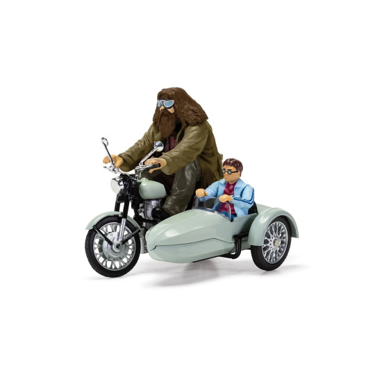 Harry Potter et Hagrid en moto + sidecar CORGI