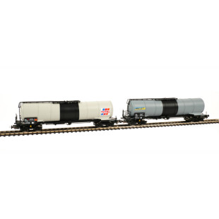 Set 2 wagons citerne à bogie SNCF 2CL 1/87ème PIKO