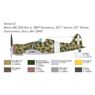 Macchi M.C.200 série XXI/XXIII 1/48 ITALERI