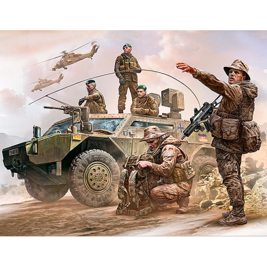 Troupes Spéciales de la Bundeswehr afghanistan 2016 1/35 MasterBox