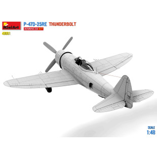 Republic P-47D Thunderbolt "Bubbletop" maquette 1/48 MINIART