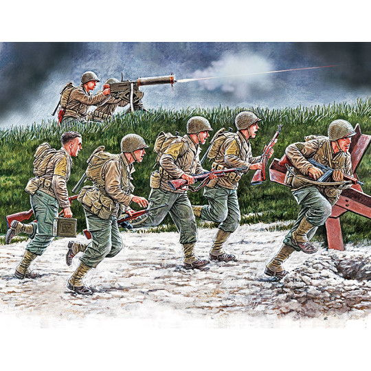 "Move, move, move!!" infanterie US  Overlord 19441/35 MasterBox