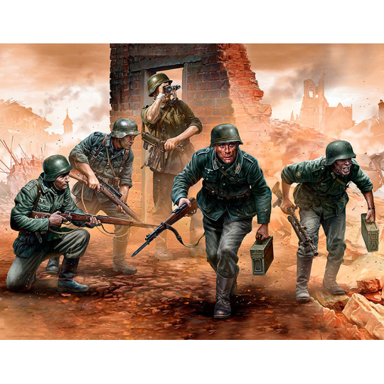 Infanterie allemande combat des rues 1/35 MasterBox