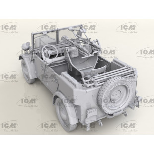 Automitrailleuse légère Allemande DCA le.gl.Einheits-Pkw Kfz.4 WW2 maquette 1/35 ICM