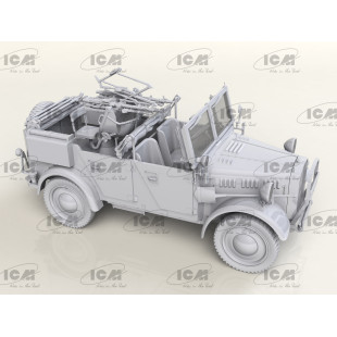 Automitrailleuse légère Allemande DCA le.gl.Einheits-Pkw Kfz.4 WW2 maquette 1/35 ICM