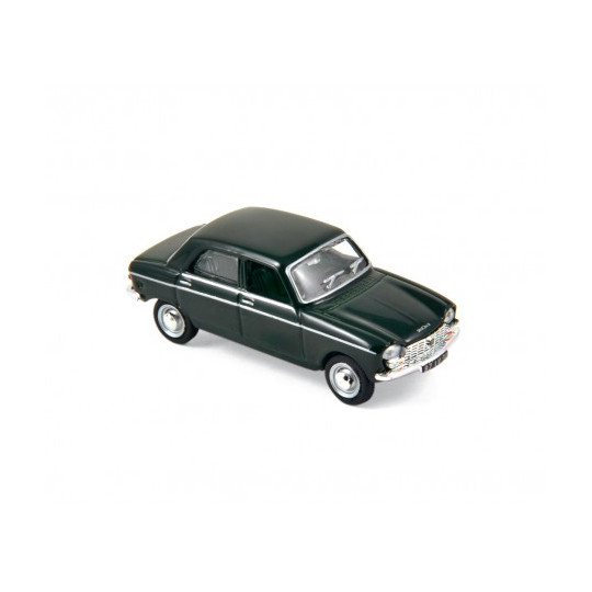 PEUGEOT 204 1966 vert antique 1/87 NOREV