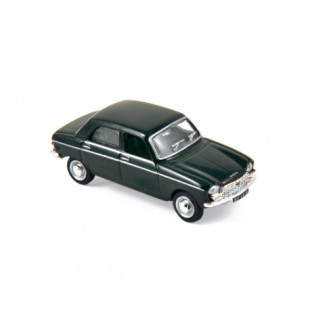 PEUGEOT 204 1966 vert antique 1/87 NOREV