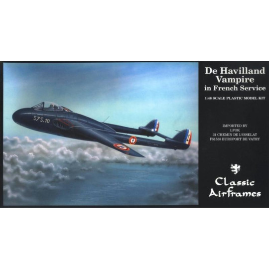 Avion VAMPIRE de Havilland FB.5 1/48 AIRFRAMES