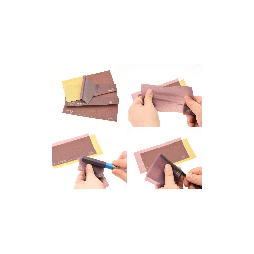 3 Films à polir induction électrostatique grain 0400 INFINI MODEL