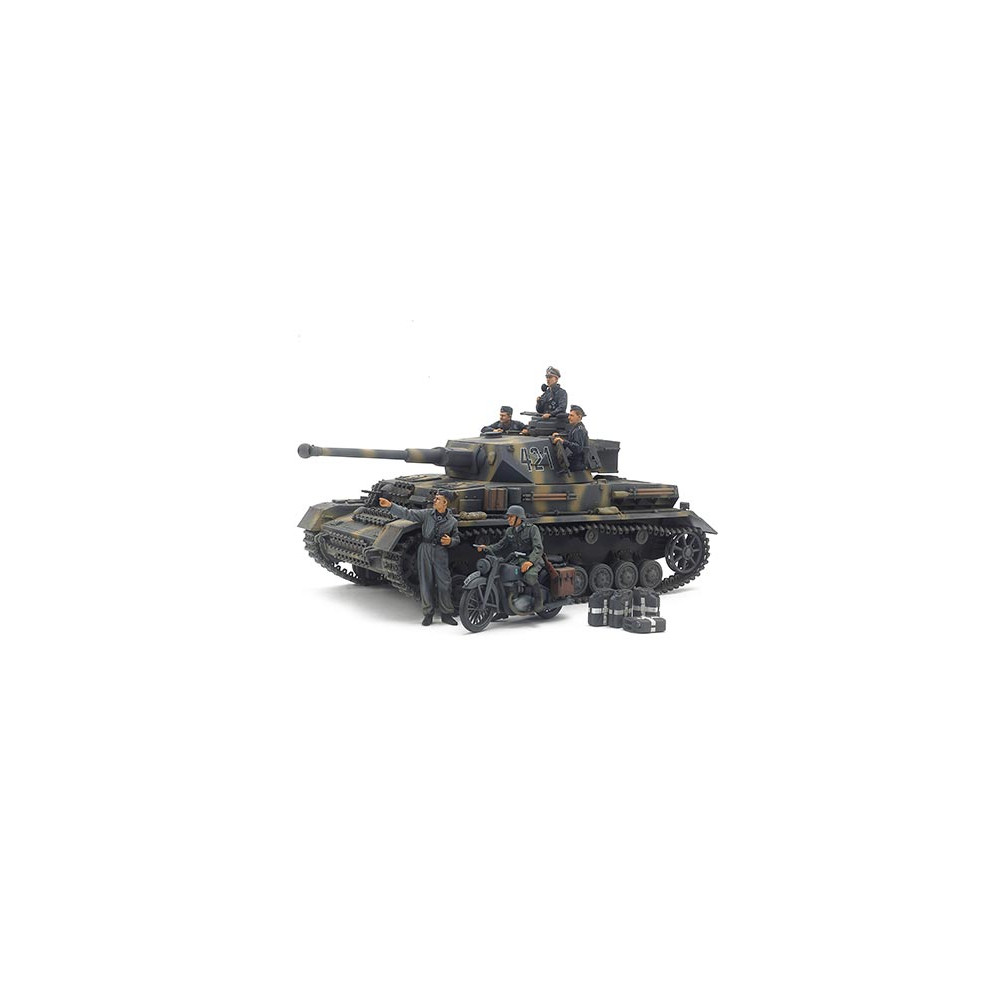 Char Panzer IV ausf.g + moto 1/35 TAMIYA