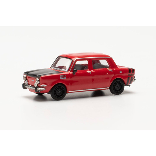 Simca Rallye 2 rouge jantes noires 1/87 HERPA