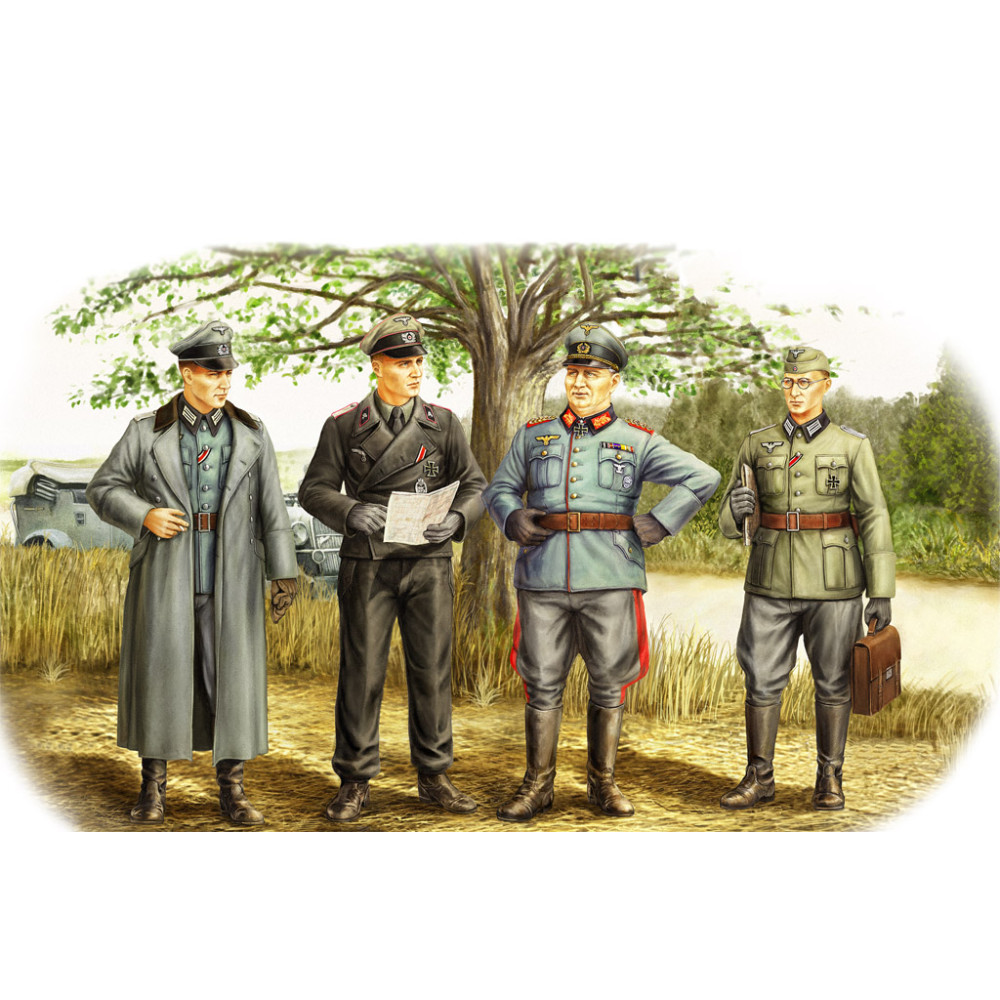 Officiers allemands d'état major 1943/1945 1/35 HOBBYBOSS