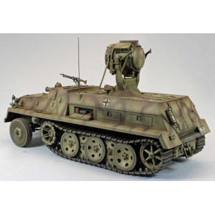 Char Halftrack WW2 Allemagne SWs 60cm avec phare infrarouge 1/35