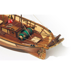 Bateau pêche bois PALAMOS maquette 1/45 OCCRE