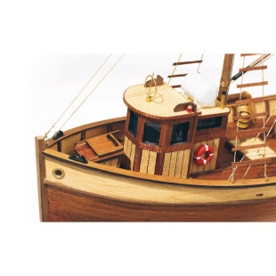 Bateau pêche bois PALAMOS maquette 1/45 OCCRE