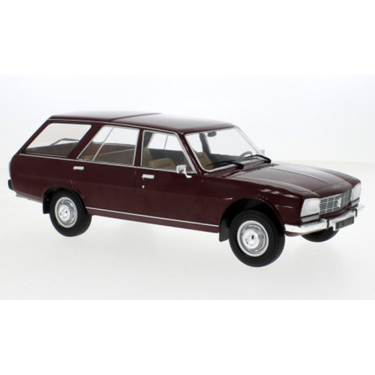 PEUGEOT 504 BREAK rouge 1/18 MODELCAR