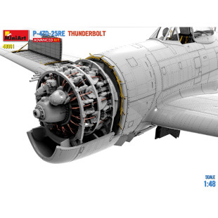 Republic P-47D Thunderbolt "Bubbletop" maquette 1/48 MINIART